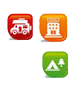 RV, Hotel, Camp